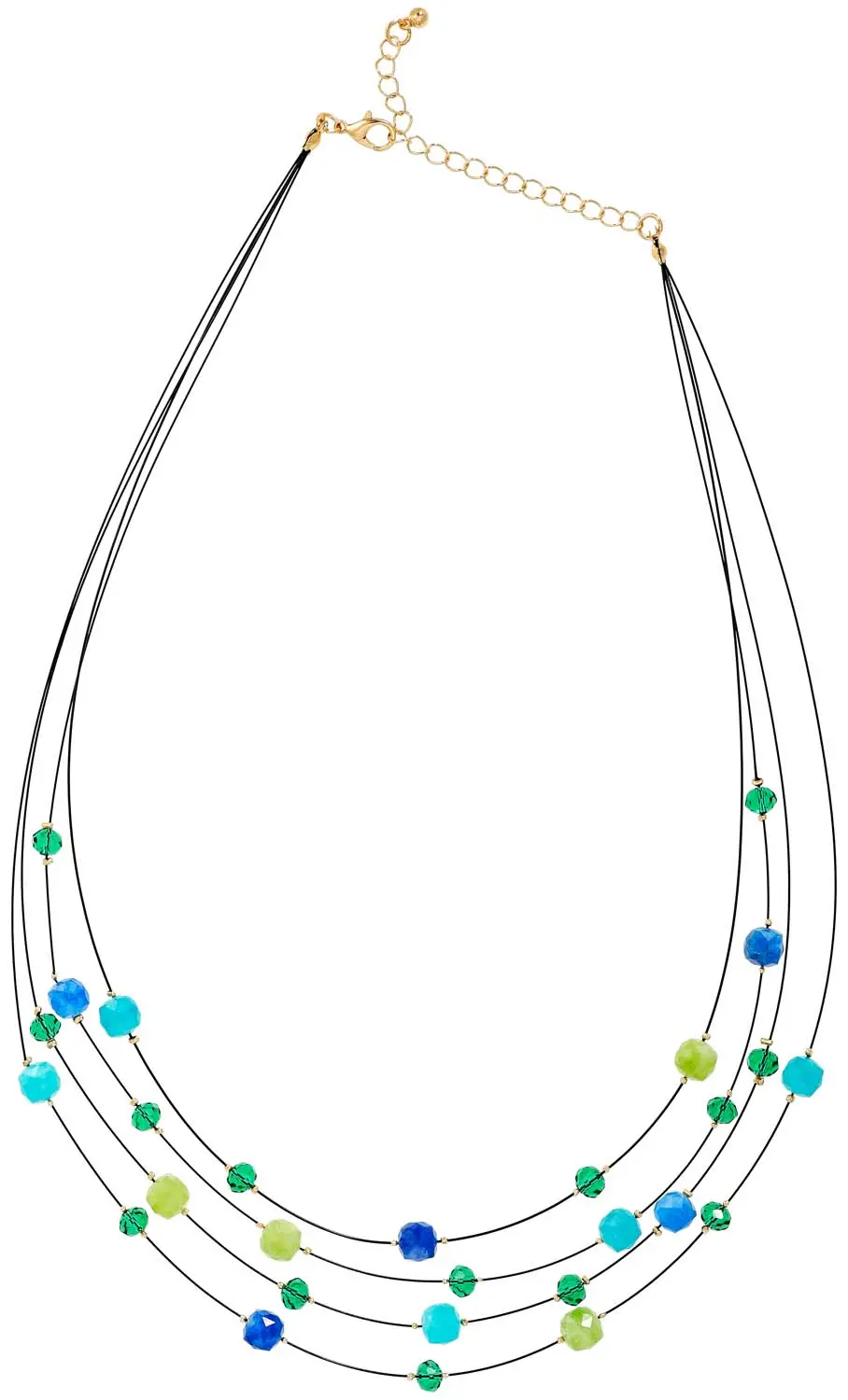 Layering Kette - Jade Stone