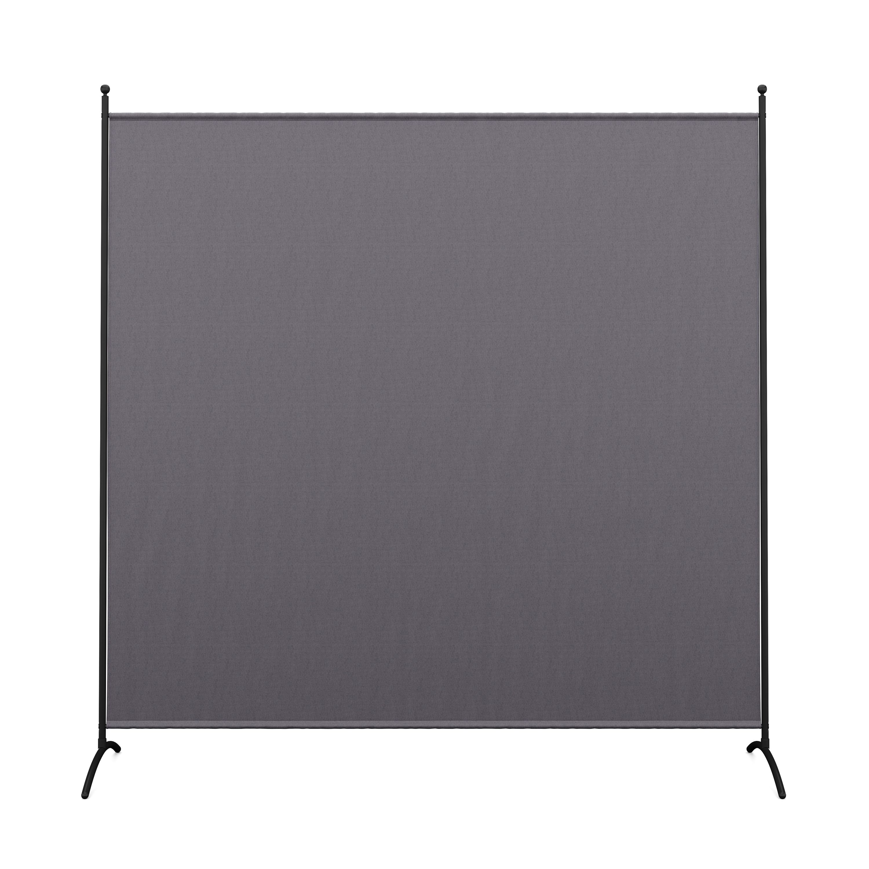 Paravent 1-teilig 180 x 180 cm anthrazit