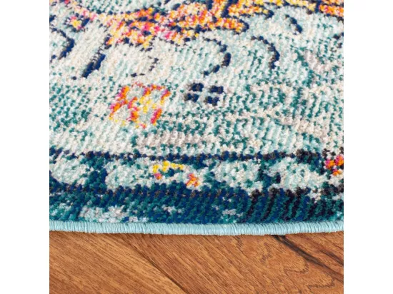 Tapis Navy & Light Blue 122 X 122 cm - Maia