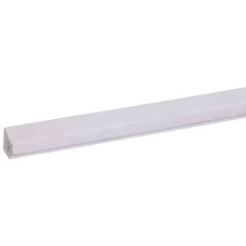 Glaslat met sponning hardhout gegrond 17x15 mm 270 cm