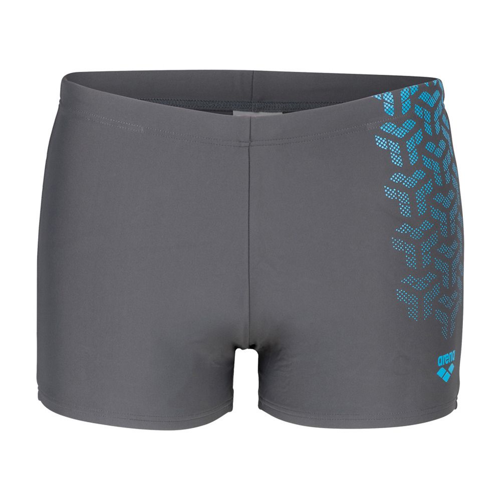 Arena KIKKO V - Boxer de bain Homme asphalt/turquoise