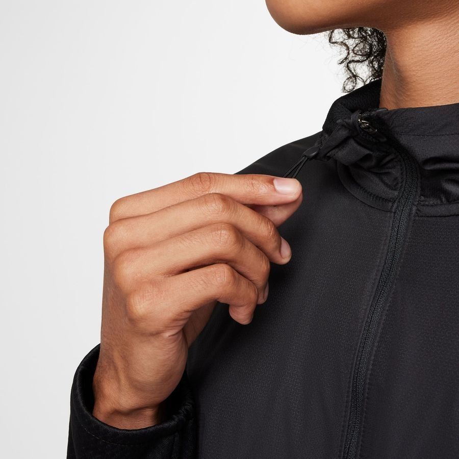 Nike Haut Running Therma-FIT Sphere Miler - Noir/Argenté