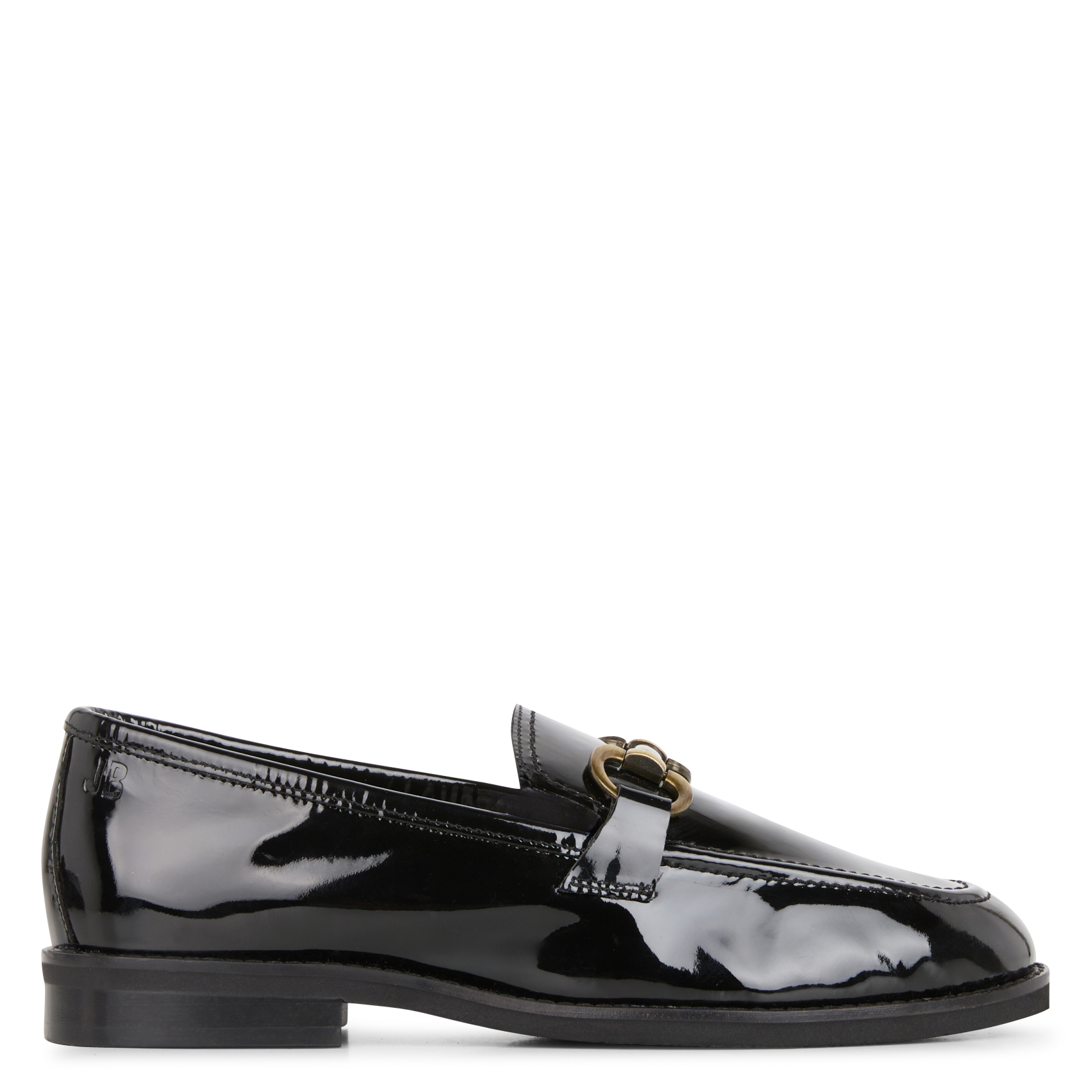 GESSO - Mocassins en cuir vernis | Noir