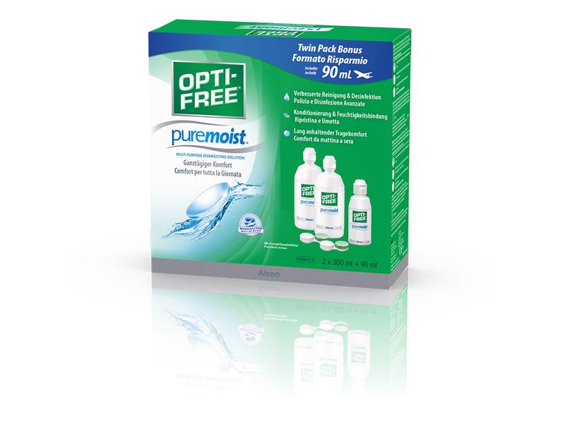 Opti-Free PureMoist 2 x 300 ml   90 ml Kontaktlinsenpflegemittel