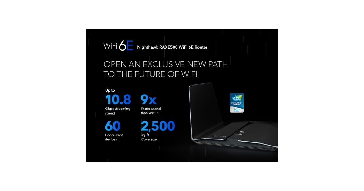 NetgearNighthawk RAXE500 Tri-Band WiFi Router  (Zwart)