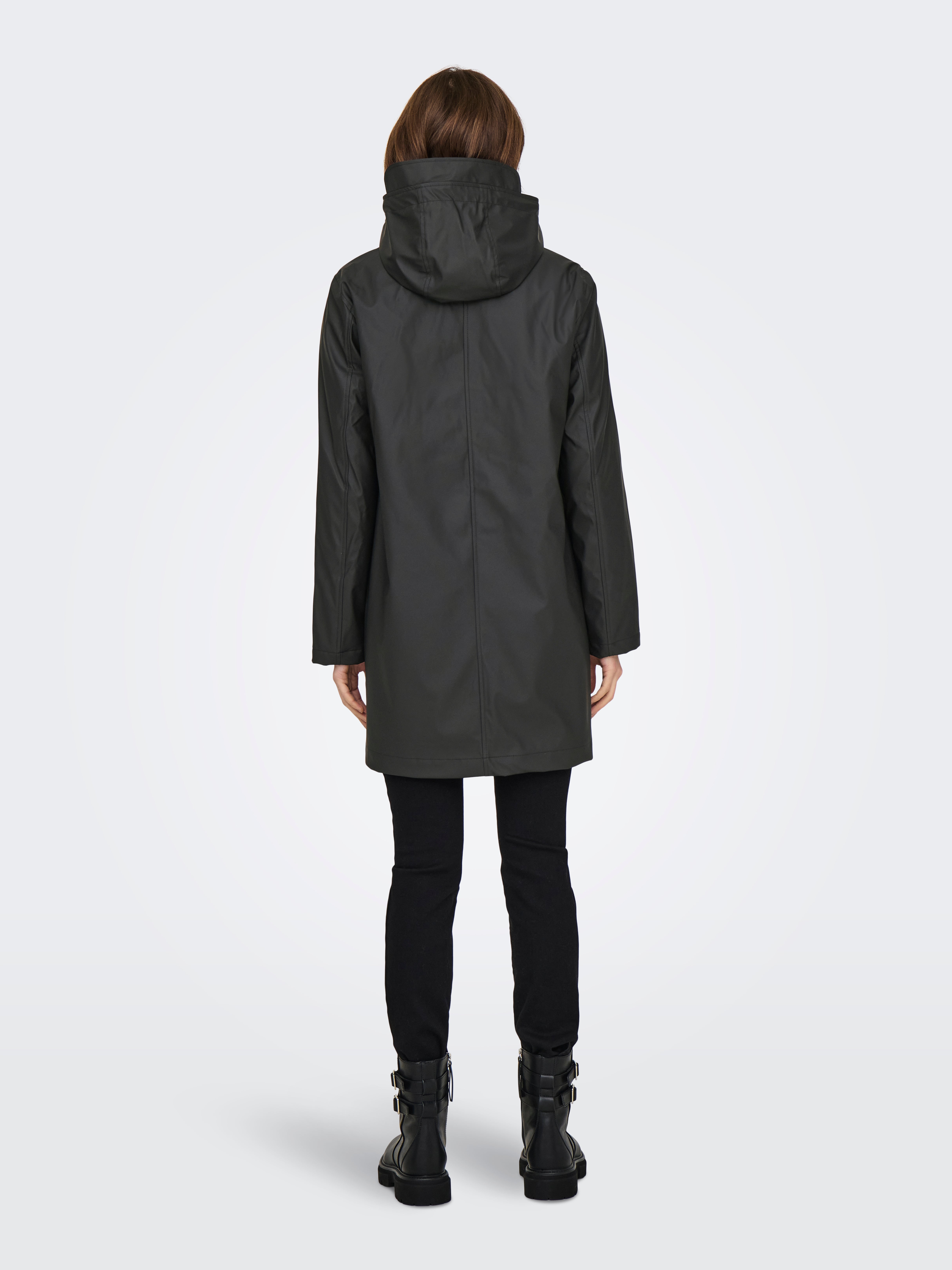 ONLVANESSA Regenmantel Black