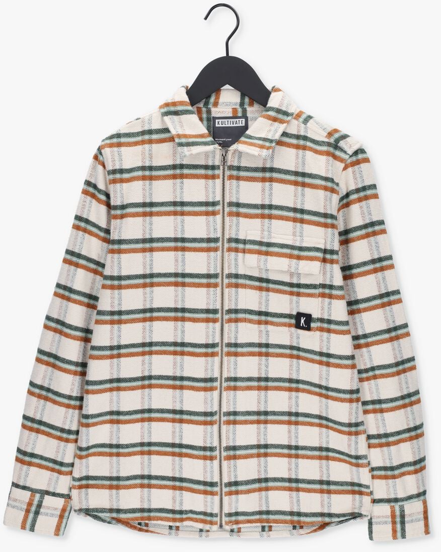 KULTIVATE witte kultivate overshirt st rushmore