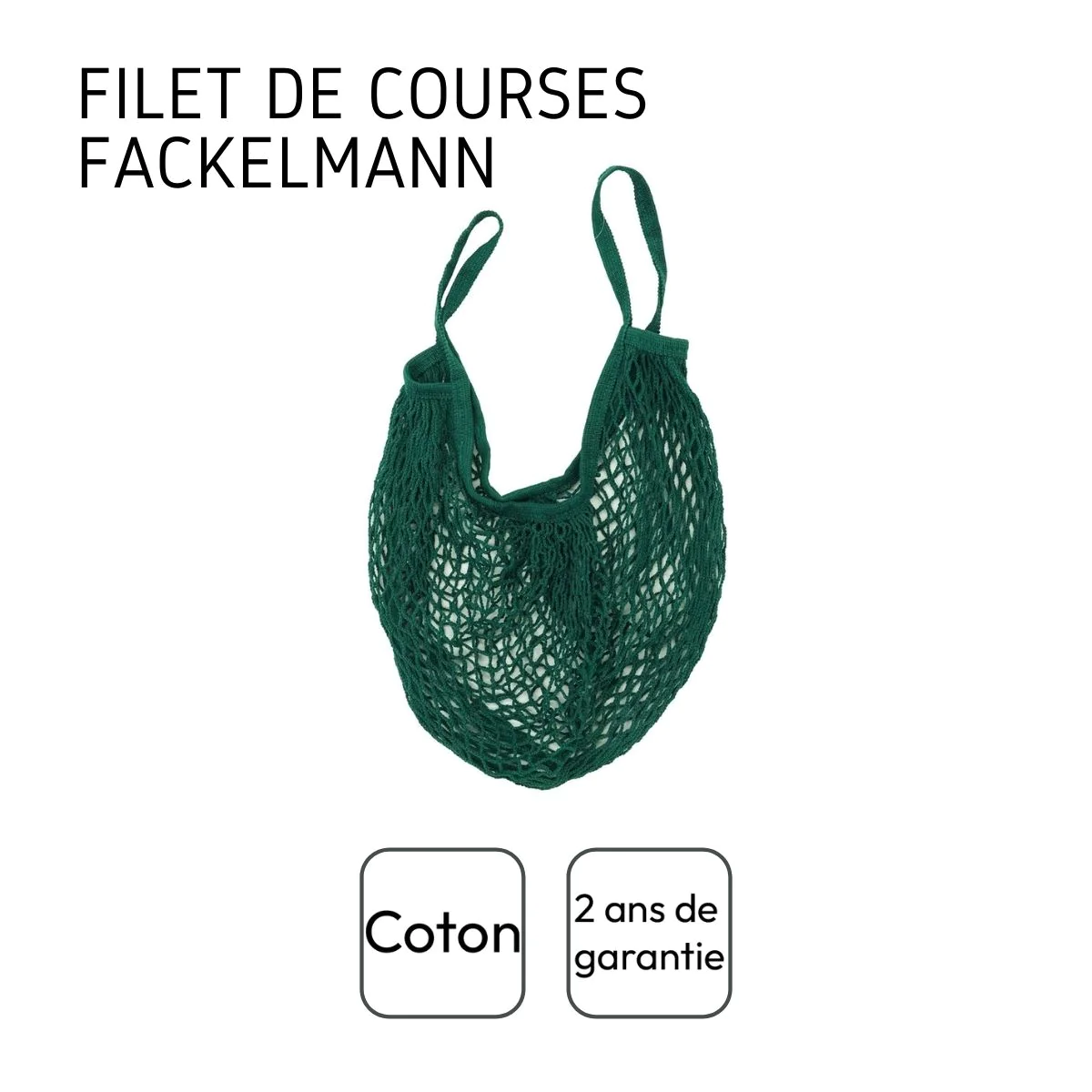 Sac à provisions type filet de course Eco Friendly Fackelmann