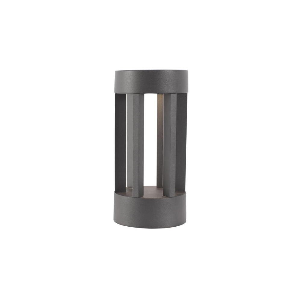 LED-padverlichting Devora in donkergrijs 8W 195lm IP54 220mm