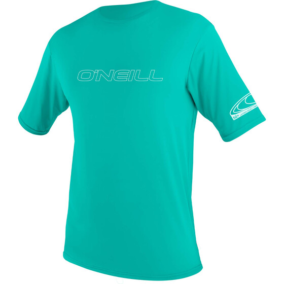 O'Neill Wetsuits Youth Basic Skins S/S Sun Shirt Light Aqua SU23
