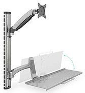 Ophangbeugel - Muurbeugel - Voor Monitoren - Geschikt voor 17 tot 32 Inch - VESA 75x75/100x100