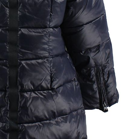 Ver de Terre Dunfrakke m. Pels - Navy