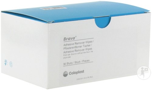 Coloplast Brava Lingettes Nettoyantes Cutanées 30 Lingettes