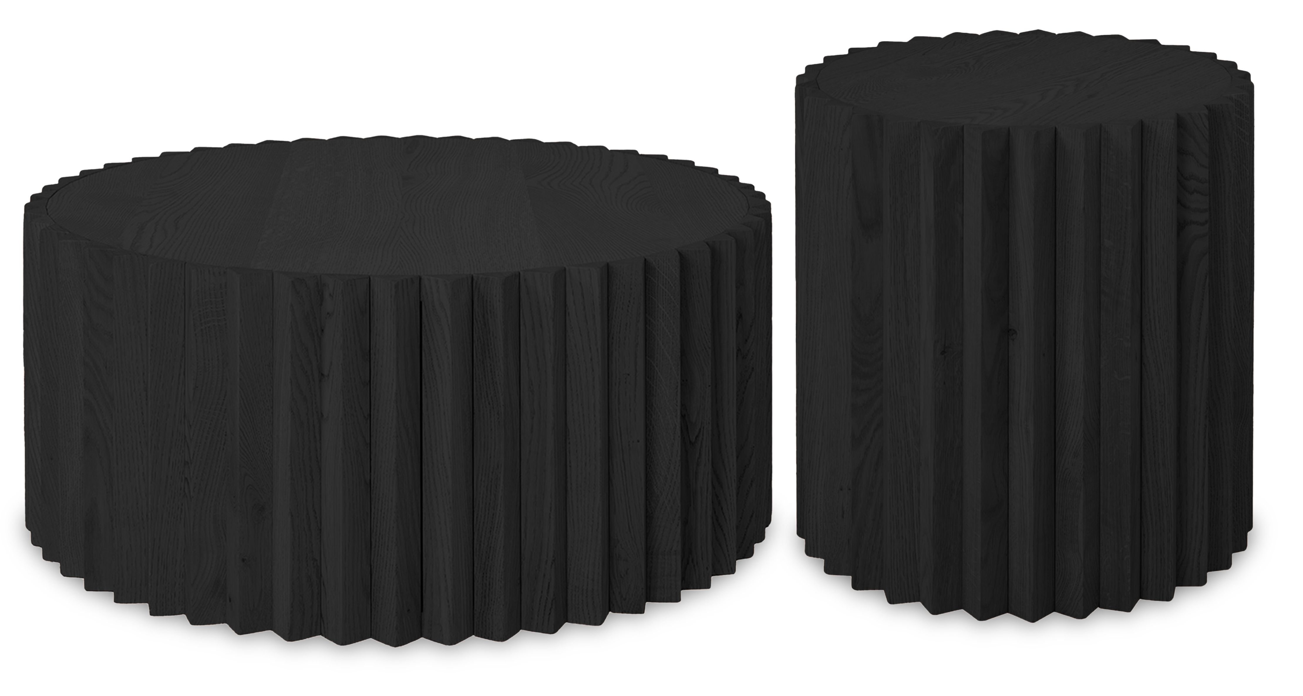 Salontafelset Ribbel ⌀80  x H35 cm