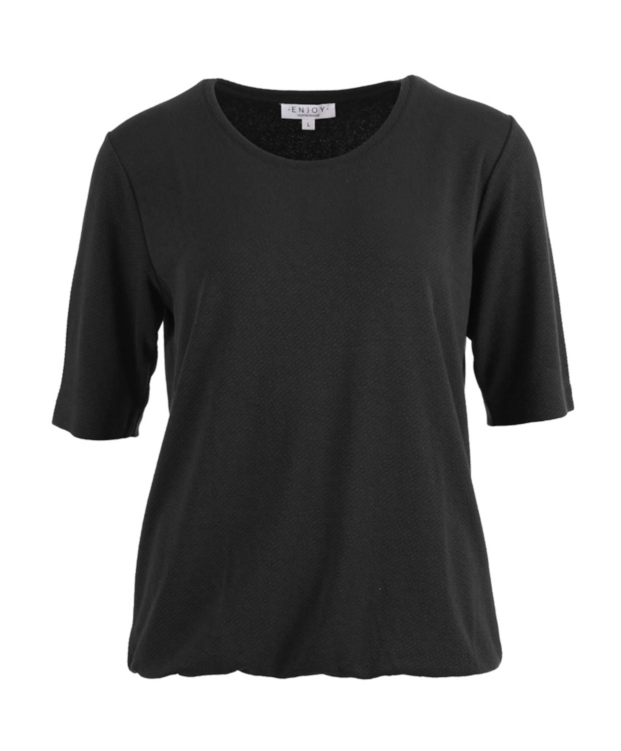 Enjoy Dames T-shirt zwart