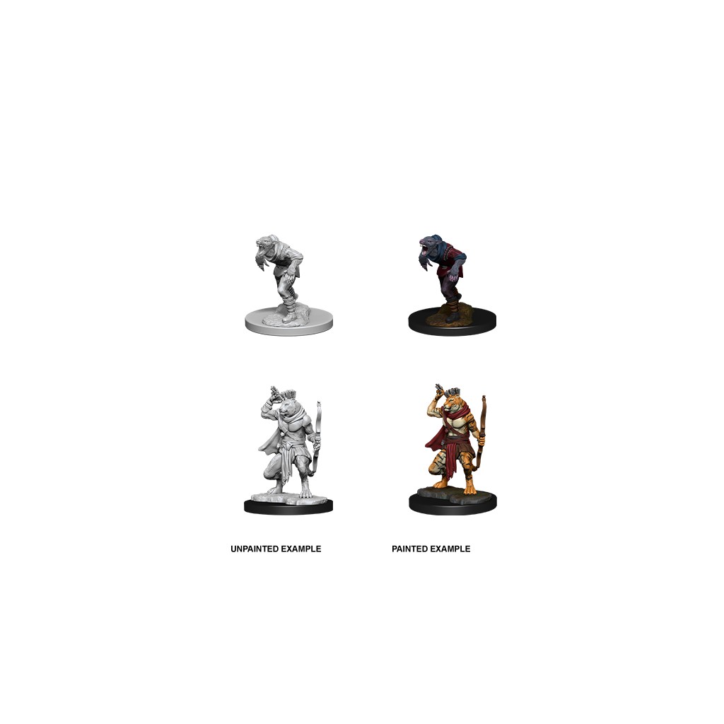 D&D Nolzur's Marvelous Unpainted Miniatures: Wererat & Weretiger
