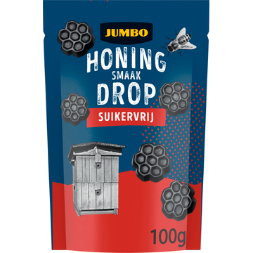 Jumbo Honing Smaak Drop Suikervrij 100 g