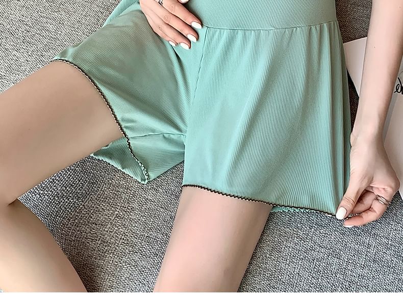 matteira - Zwangerschapsonderbroek met hoge taille en effen kleur / set