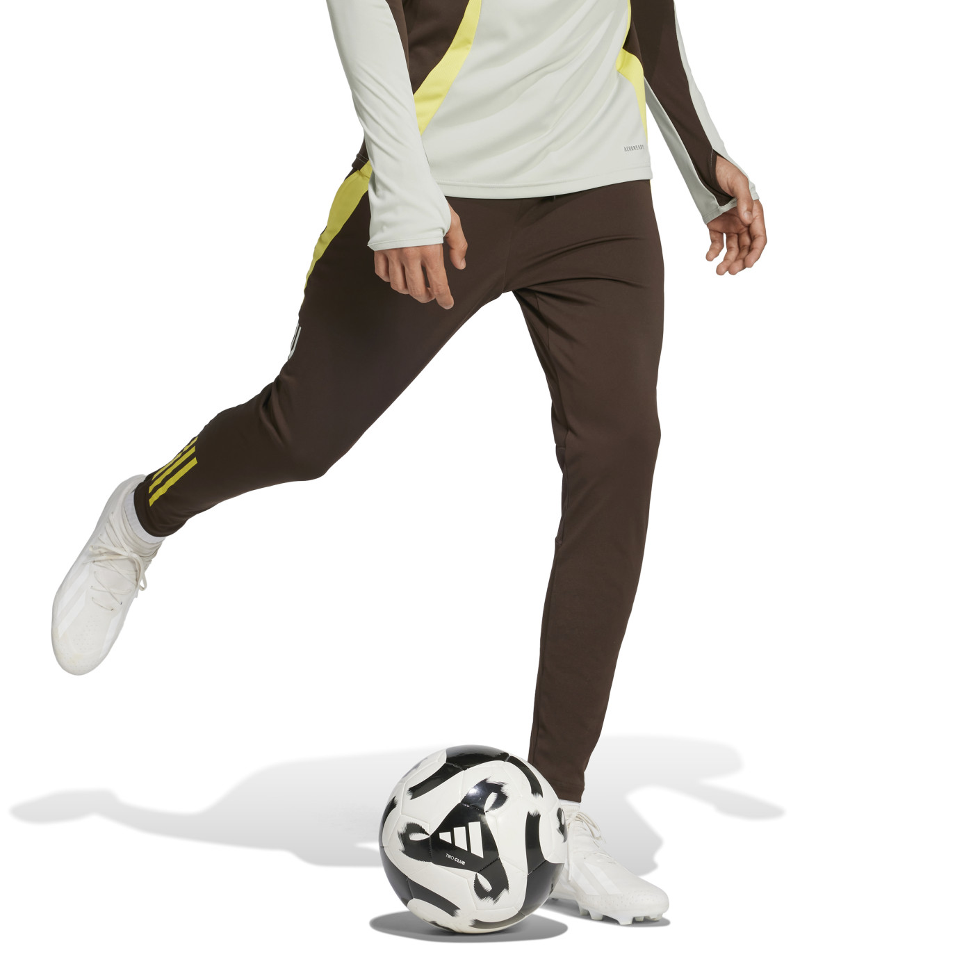 Adidas Juventus Trainingsbroek Europees 2024-2025 Bruin Geel
