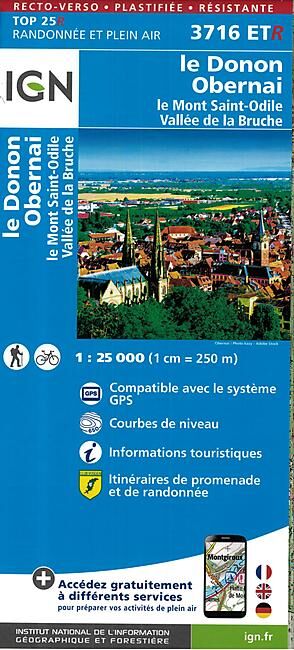 IGN - TOP25R 3716ETR LE DONON OBERNAI 1 25 000