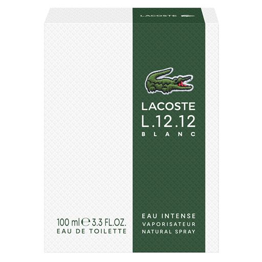 Lacoste L.12.12 Blanc Eau Intense For Men Eau De Toilette, 100 ml