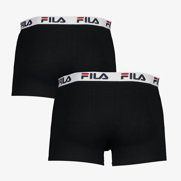 Fila heren boxershorts 2-pack zwart