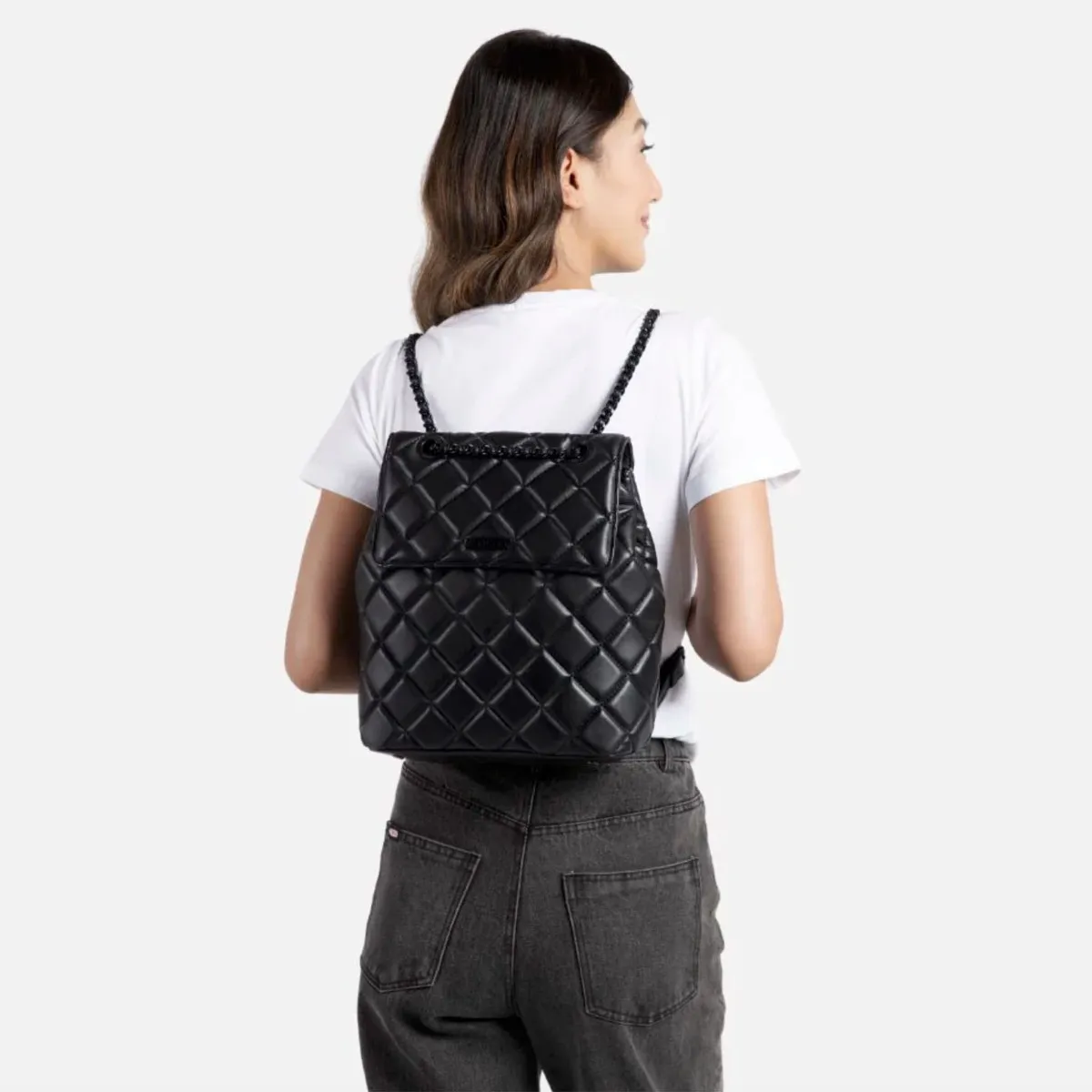 Lambert Sac à Dos Matelassé 2en1 Sadie - Noir