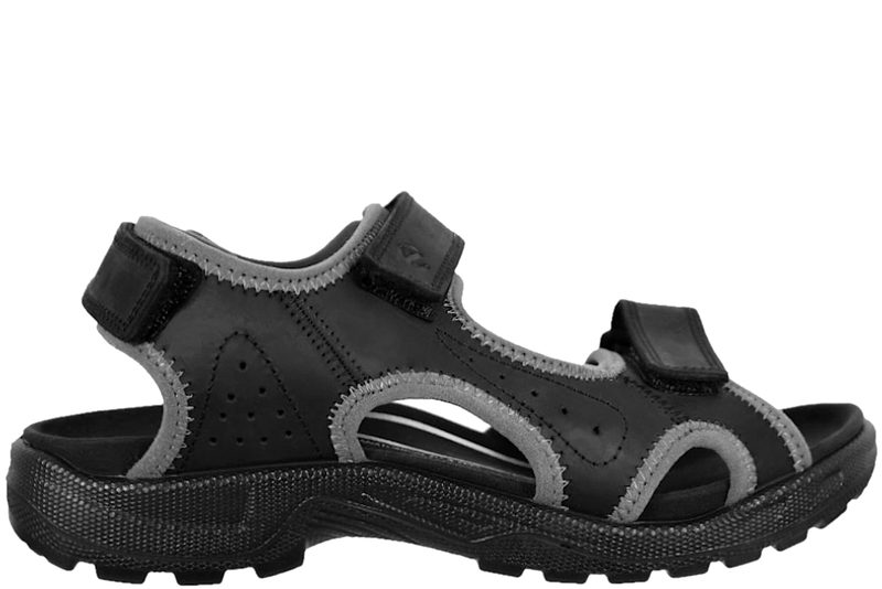 ECCO HIKE SANDAL I SORT OLIERET SKIND