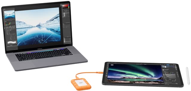 LaCie Rugged Mini ekstern SSD 4TB (orange)