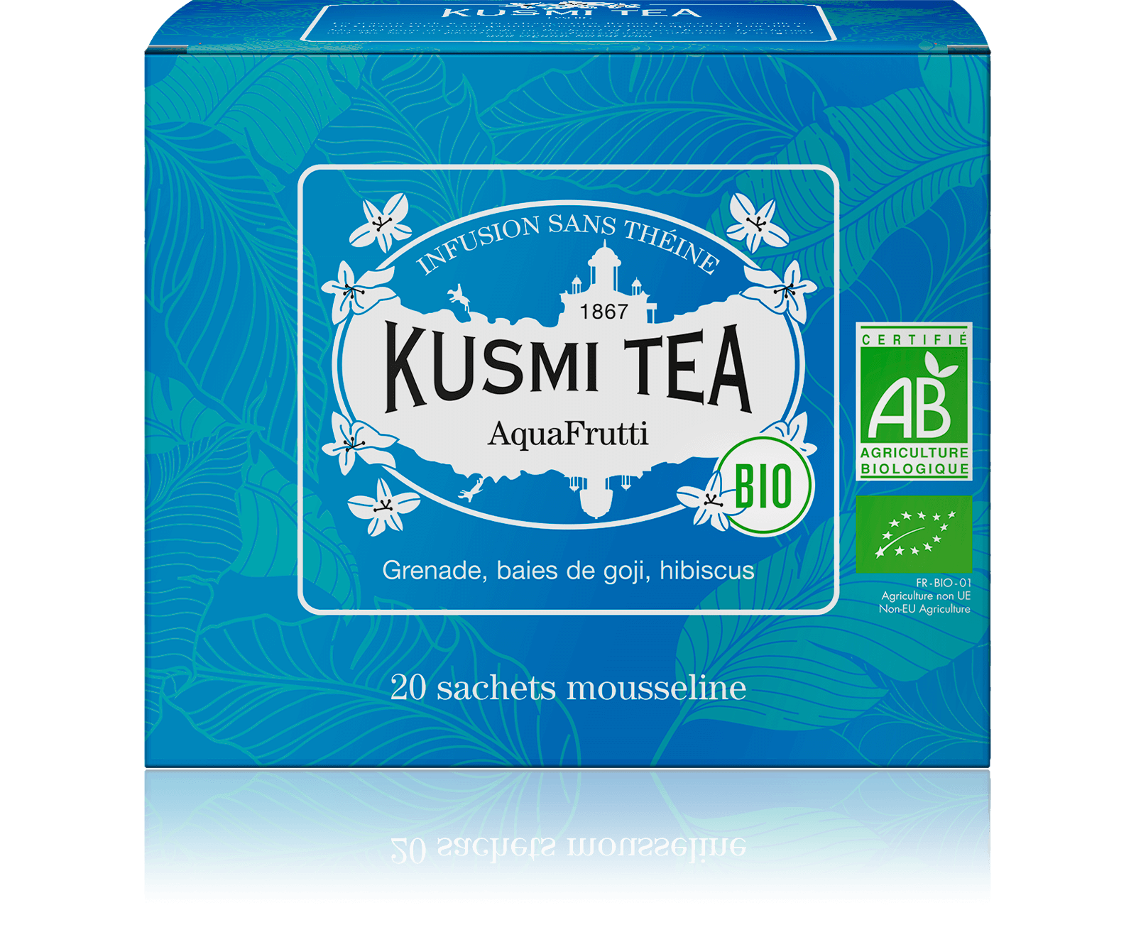 AquaFrutti-Infusion hibiscus, baies de goji 20 sachets