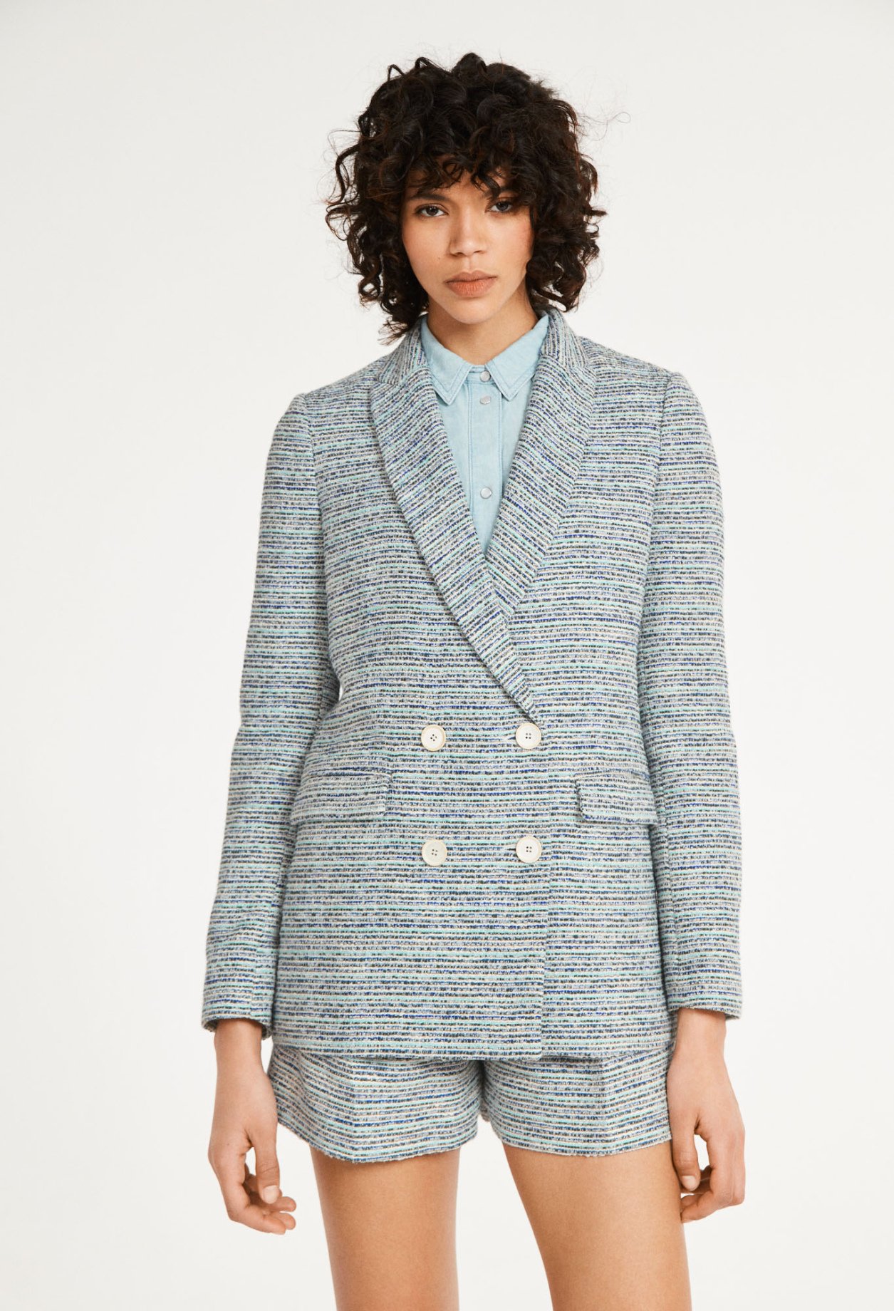 Veste &agrave; rayures