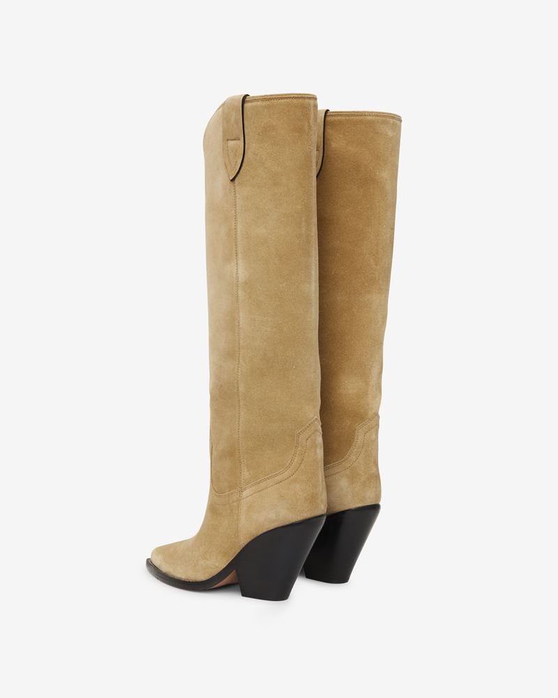 BOTTES EN CUIR VELOURS LOMERO