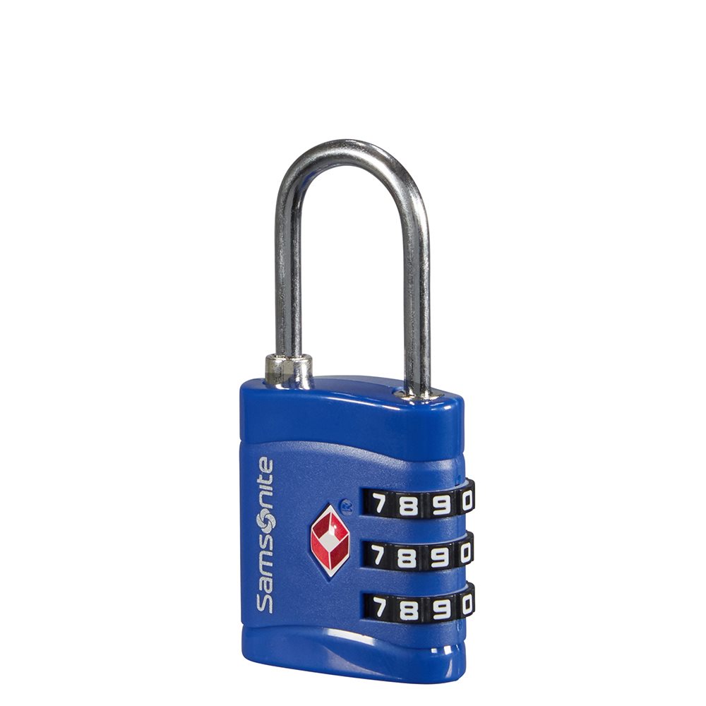 Samsonite Accessoires Combilock 3 Dial TSA Light midnight blue
