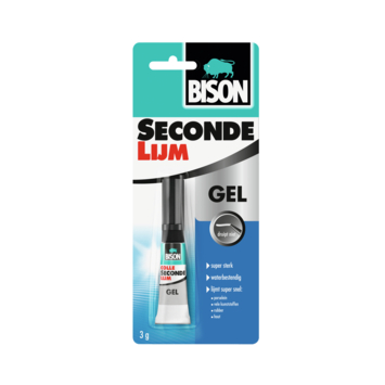Bison secondelijm gel 3 g