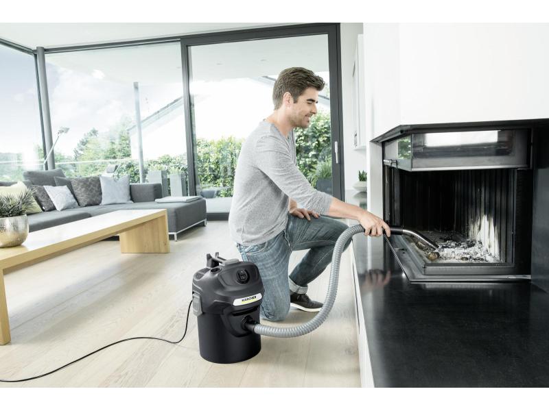 Kärcher Asche- und Trockensauger AD 2 CH-Version Sauger mit 600-Watt-Turbine