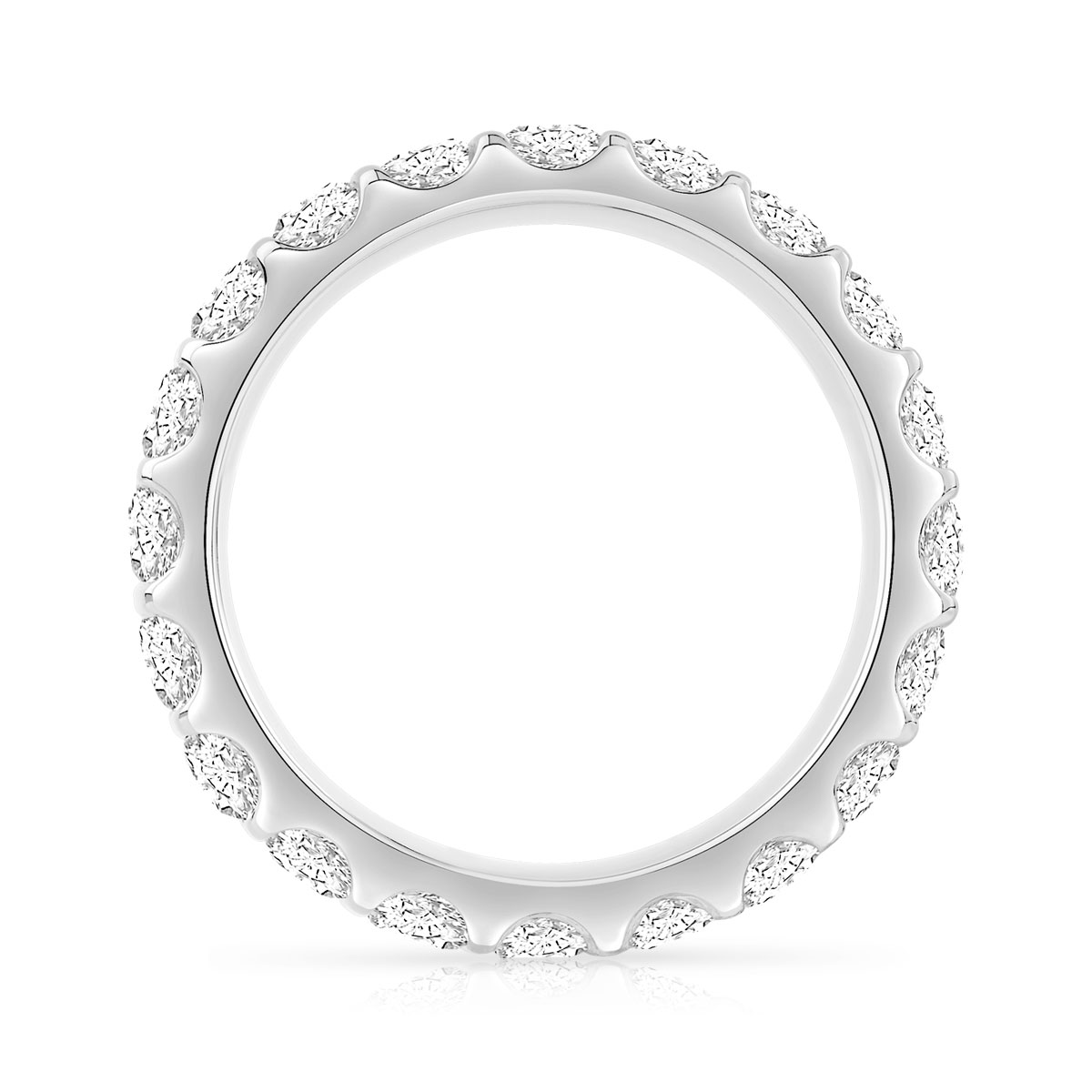Alliance or 750 blanc diamant