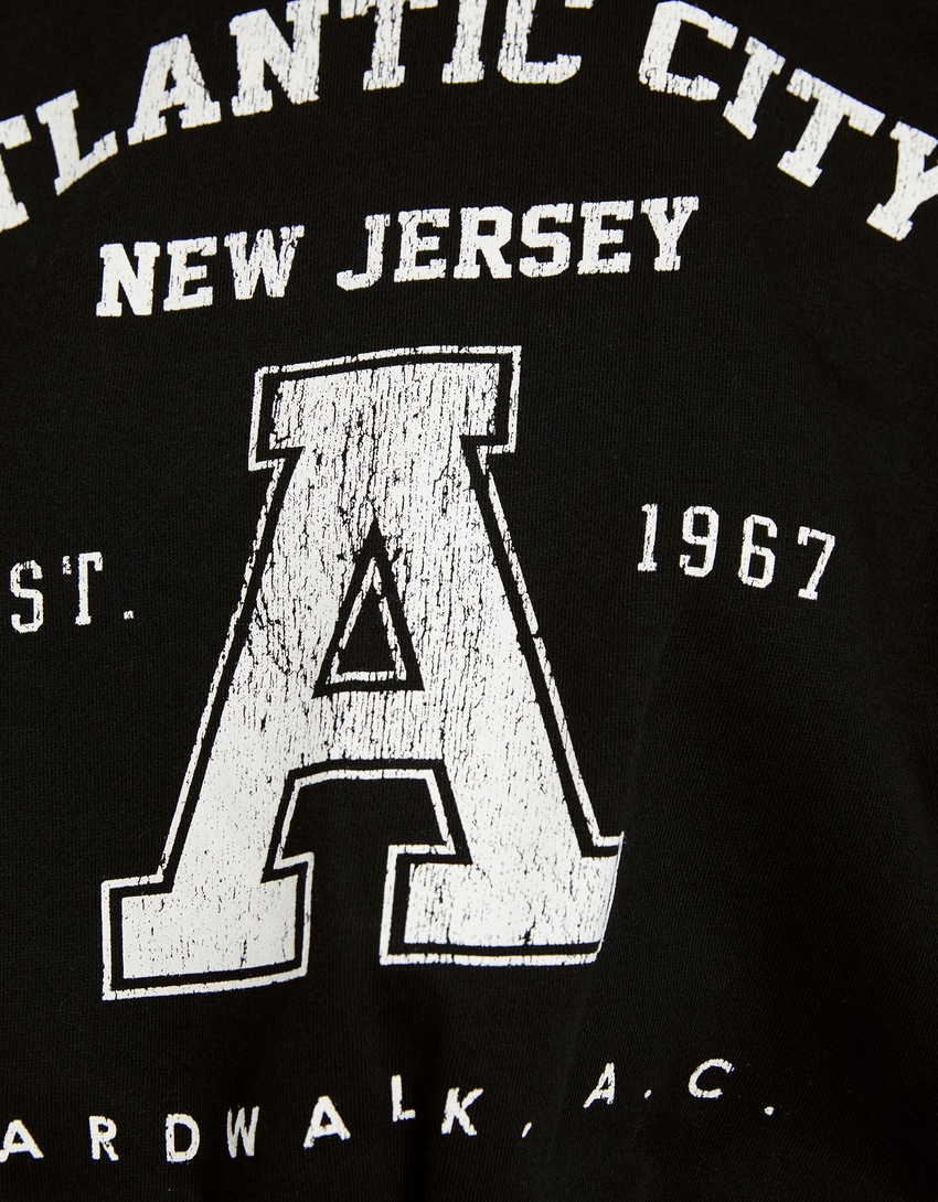 Moletom com estampa de Atlantic City