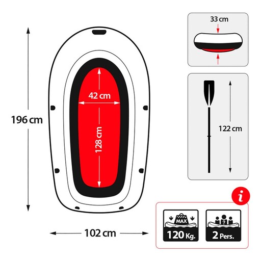 Barco inflável Intex Explorer Pro 200