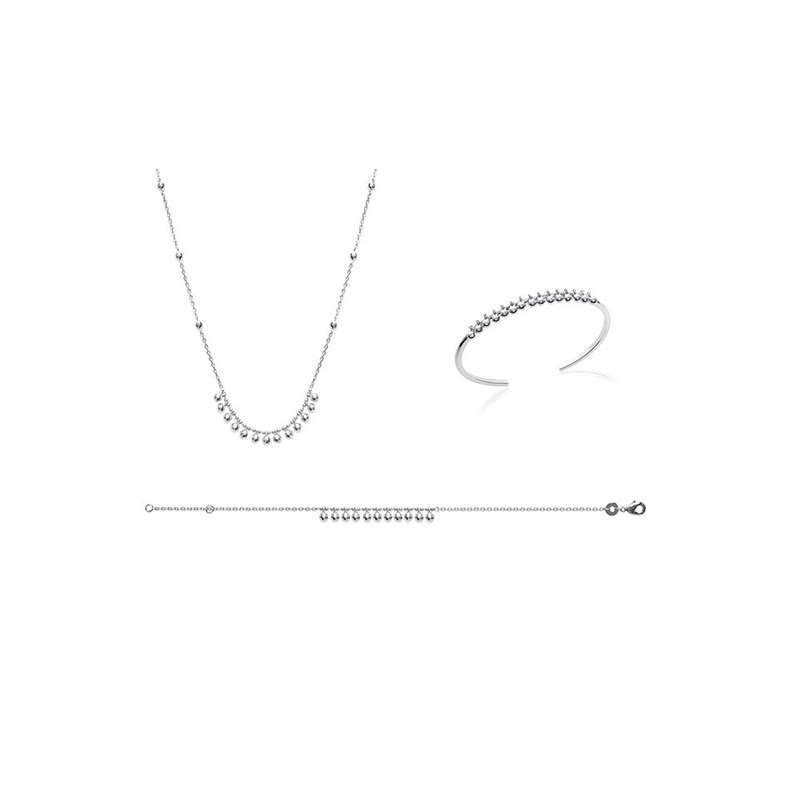 Collier Femme - Argent 925 - Longueur : 45 cm