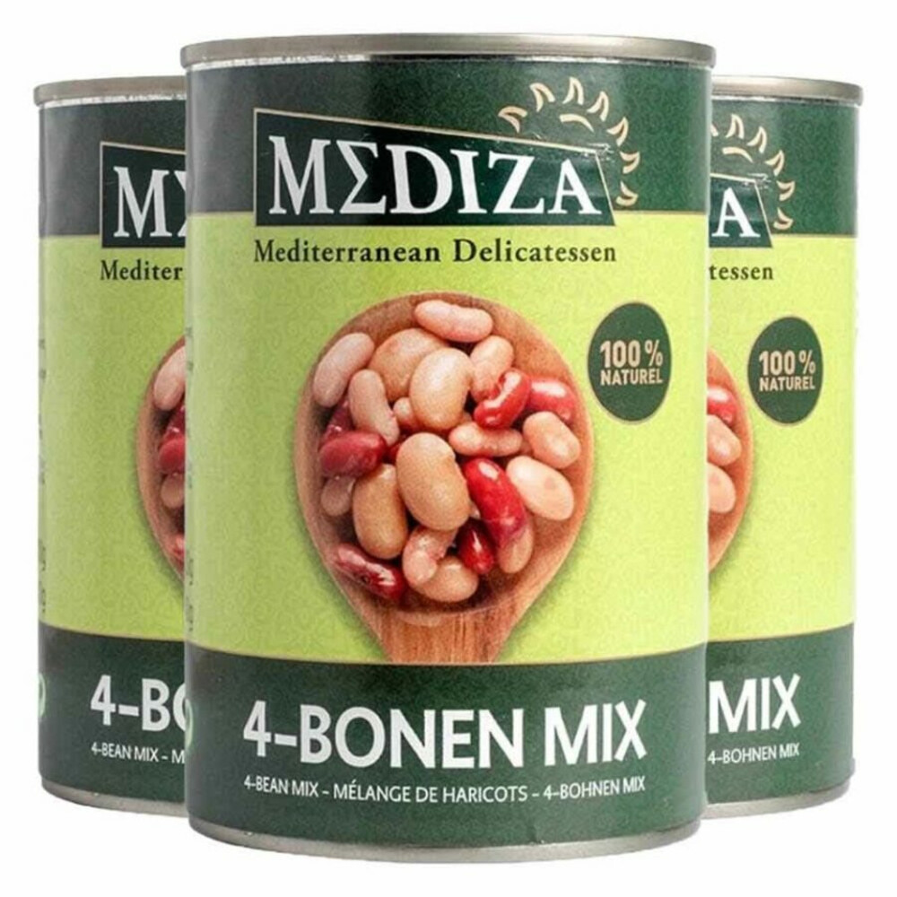 3x Mediza 4 Bonen Mix 400 gr
