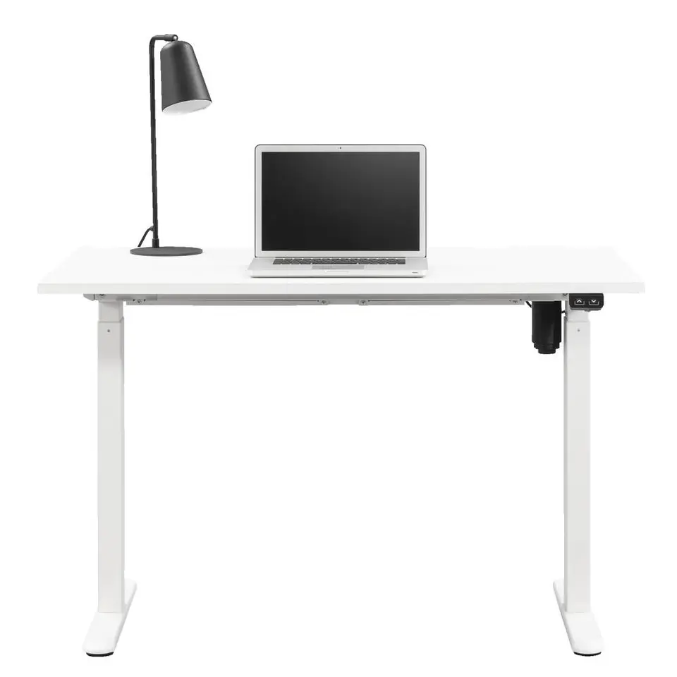 Bureau Homeworx zit/sta elektrisch verstelbaar - wit/wit - 75/118x120x70 cm