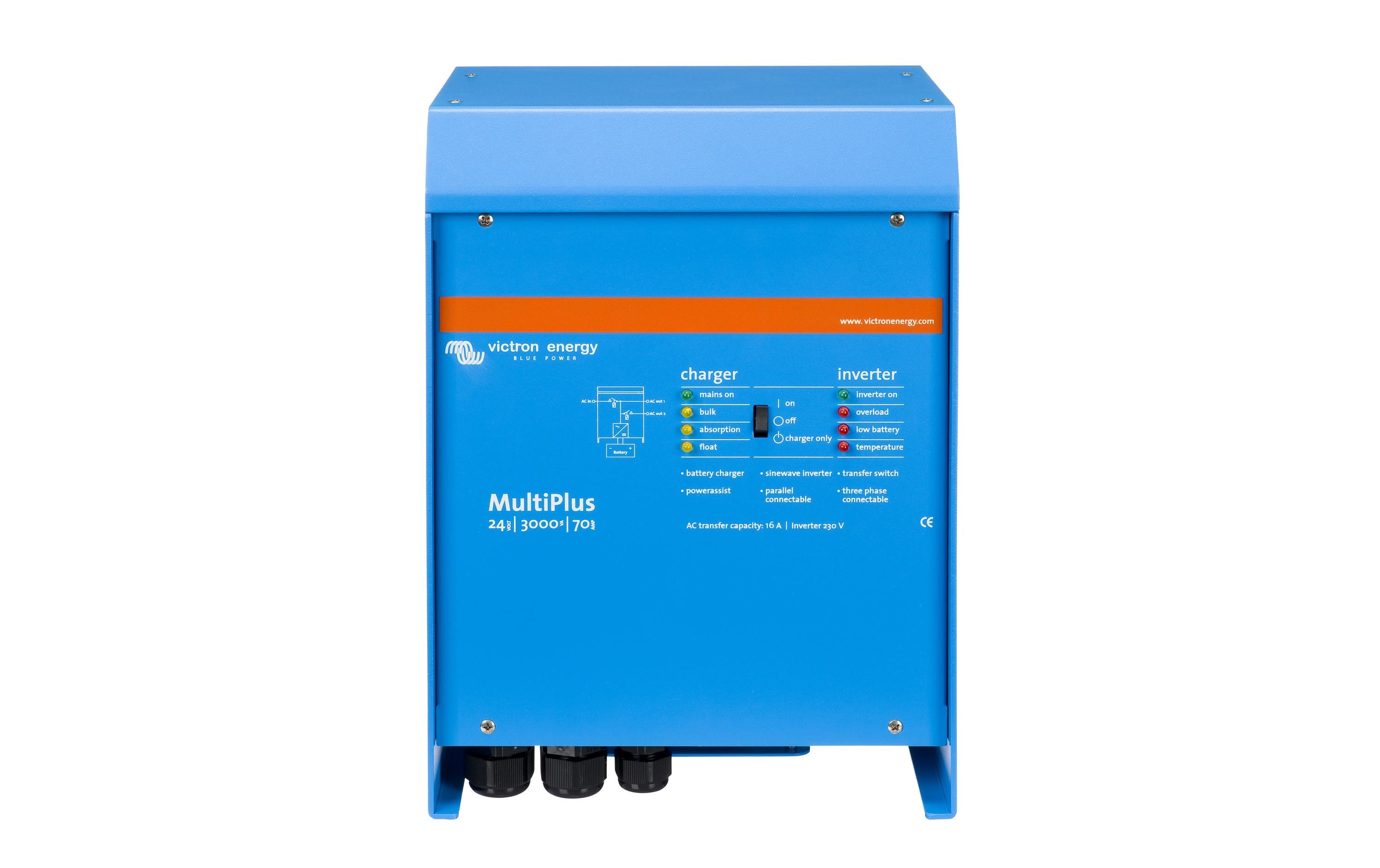 Wechselrichter MultiPlus 24/3000/70-16 24 V 3000 VA 70A<br>Wechselrichter mit 94% Wirkungsgrad