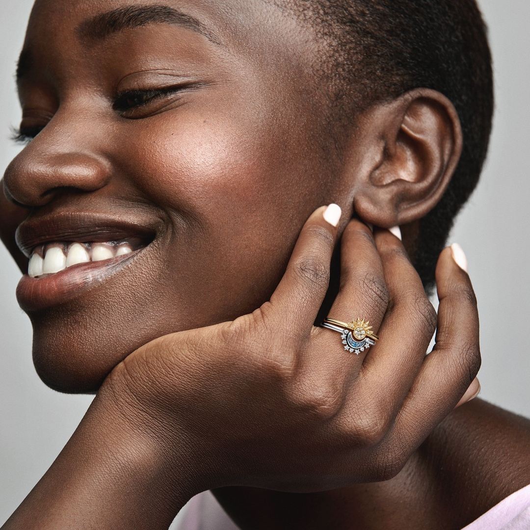Pandora Gold Moments Himmlisch Funkelnder Sonnenring