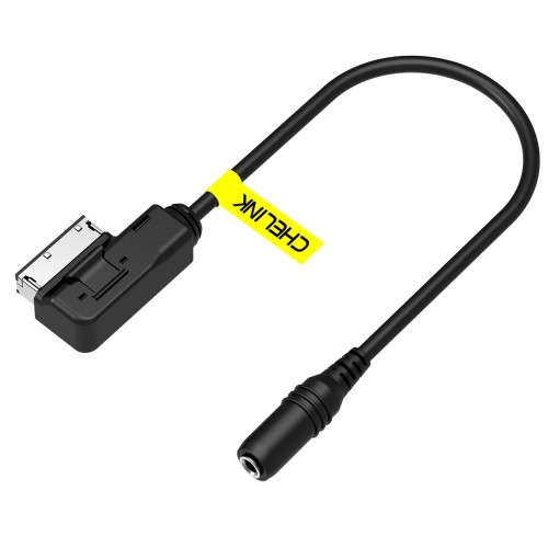 (30cm) Auto KFZ AMI MDI auf 3.5mm AUX (W) Musik Adapter Kabel Interface Konverter VW / Audi