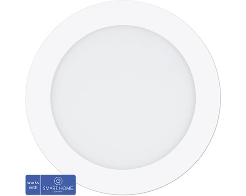 LED Smart Light Inbouwspot, Dimbaar, IP44, 10,5 W, 1520 lm CCT, Ø 16,5/15,5 cm, Wit, 230V - Compatibel met SMART HOME van hornbach
