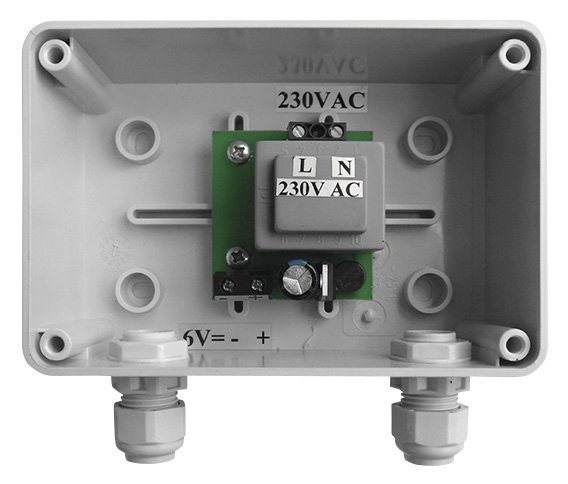 Bruckner infrarood drukplaat voor urinoir 6V RVS incl. voeding