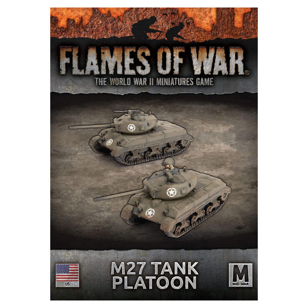 Flames of War - M27 Tank Platoon