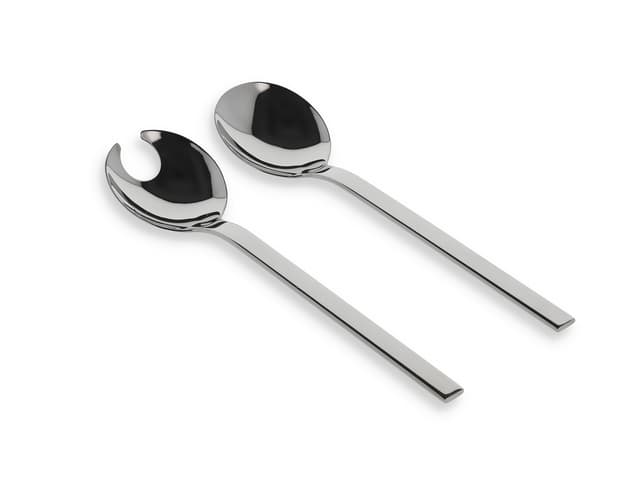 Studio Round Storm Salatbestik 25 cm Stål