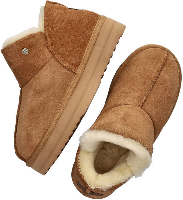 Warmbat Australia Warmbat Willow Plateau dames gevoerde boot Cognac