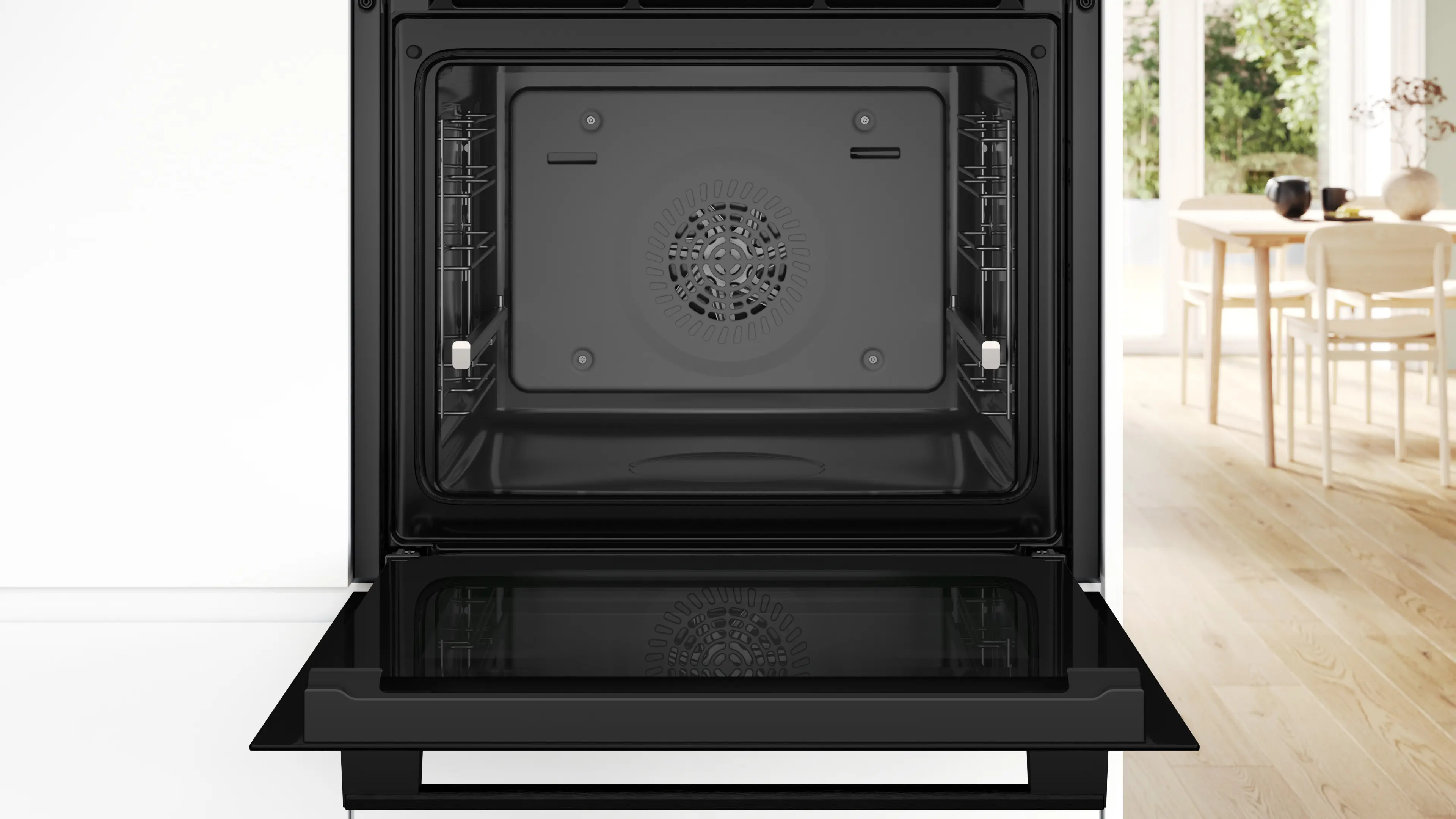 Serie 6 Bakoven 60 x 60 cm Zwart